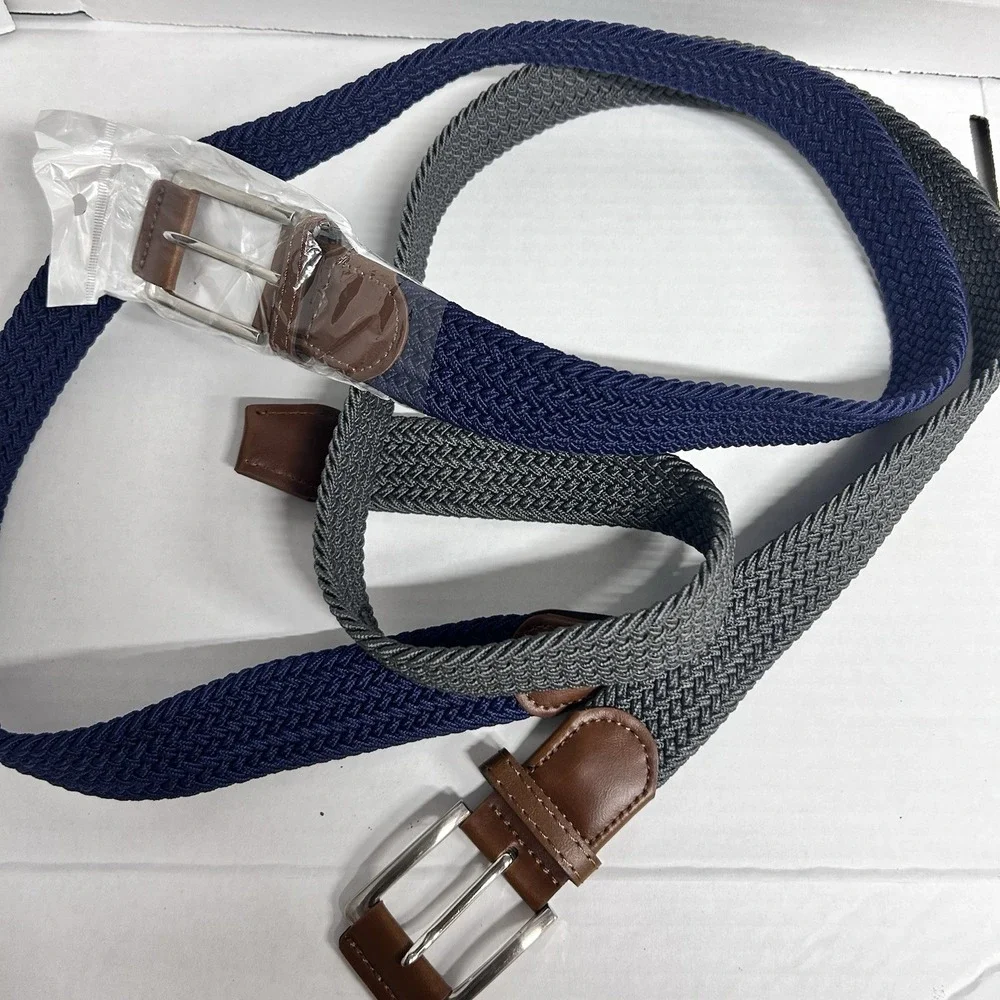 Set OF 2 Belts Stretch New 41 Inch
